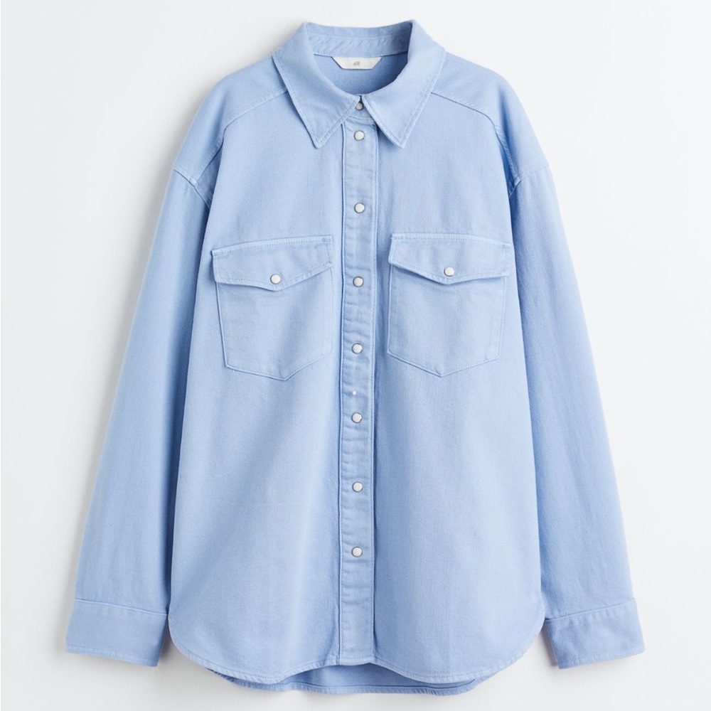 Light Blue Button-Up Shirt